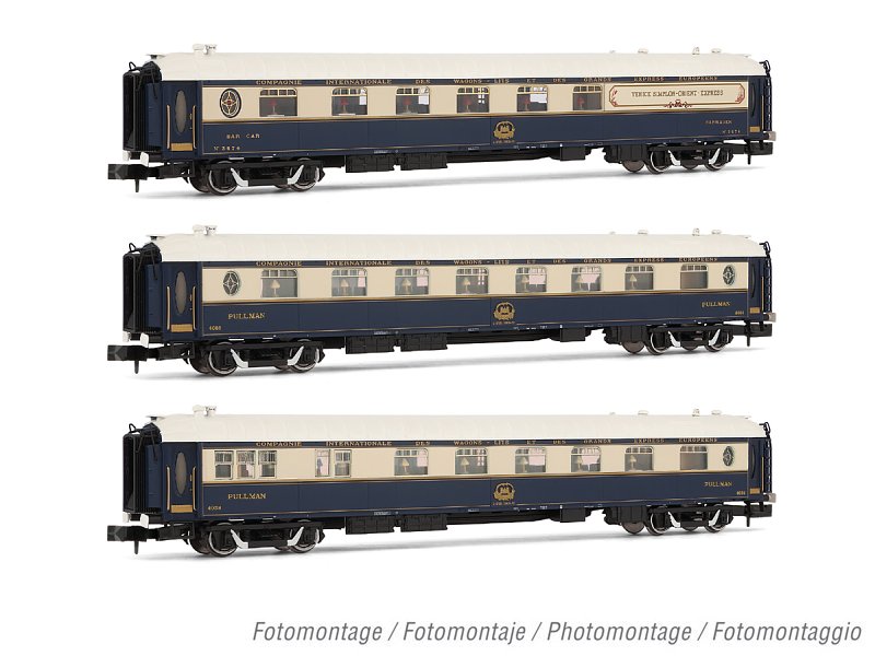 Arnold Personenwagen-Set VSOE Reisezugwagen 3-teilig Epoche IV - V HN4398