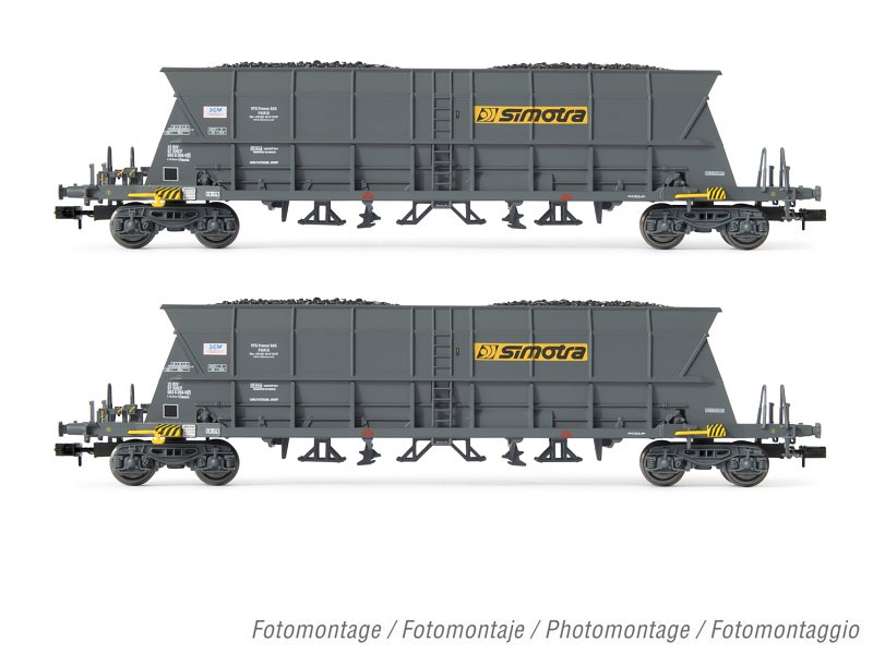 Arnold Güterwagen-Set SNCF Selbstentladewagen Faoos 2-teilig Ep. IV HN6549