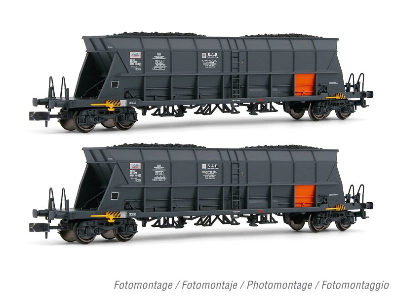 Arnold Güterwagen-Set SNCF Selbstentladewagen Faoos 2-teilig Ep. IV HN6550