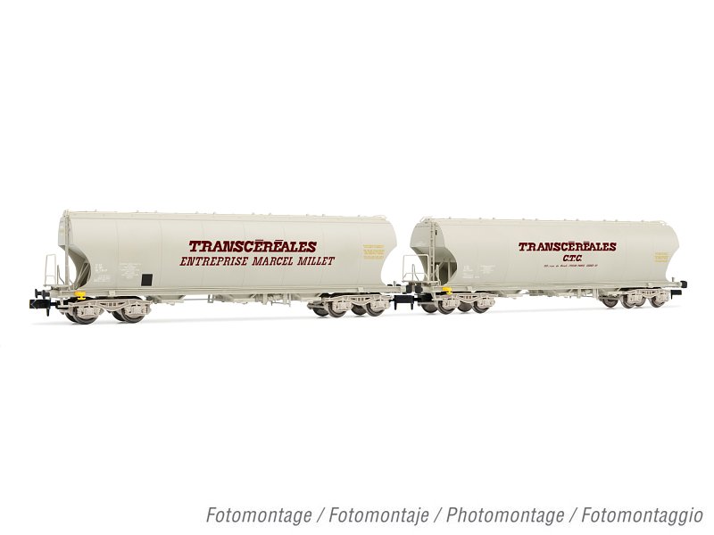 Arnold Güterwagen-Set SNCF Schwenkdachwagen 2-teilig Ep. IV HN6558