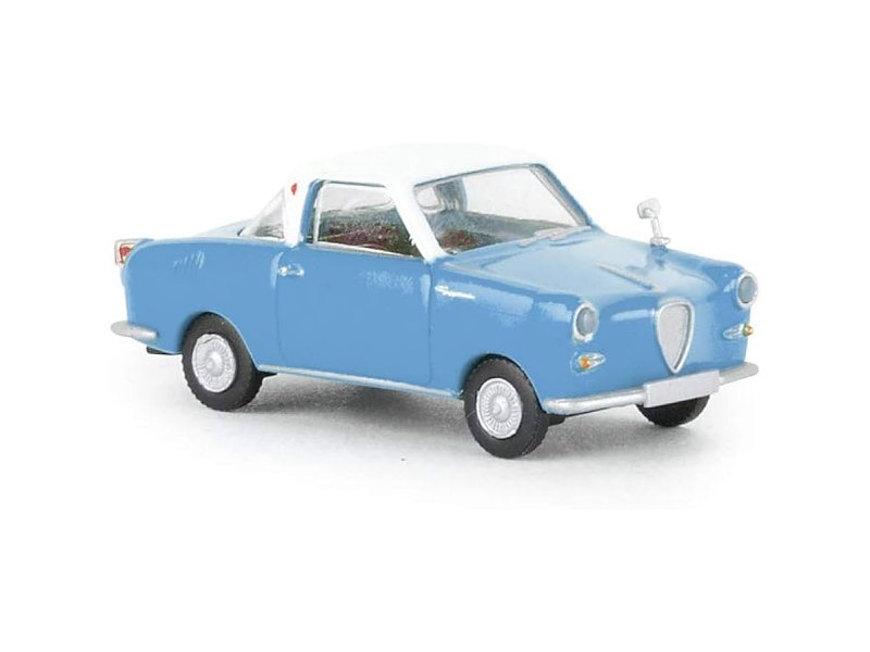 Brekina H0 Goggomobil Coupé blau 27850