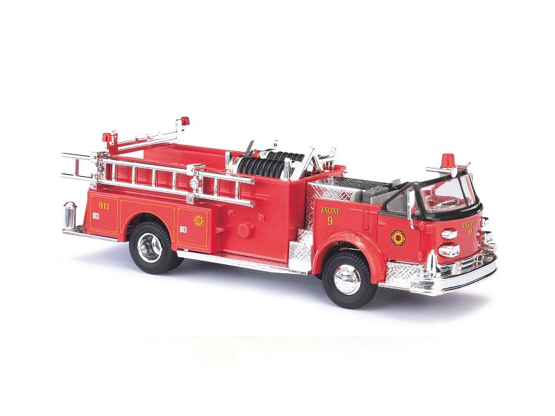 Busch H0 LaFrance Pumper Fire Department Engine 9 46030