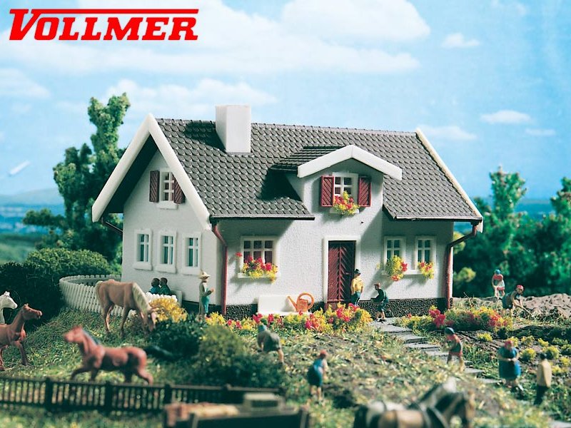 Vollmer Bausatz Wohnhaus Spur N 7703