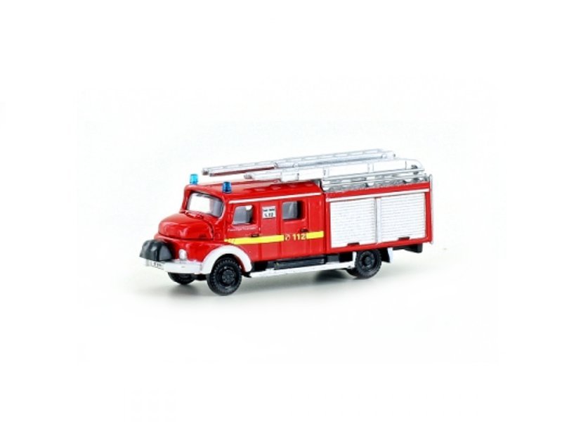 Lemke Minis LKW  Feuerwehr MB LF 16 TS  1:160 LC4203