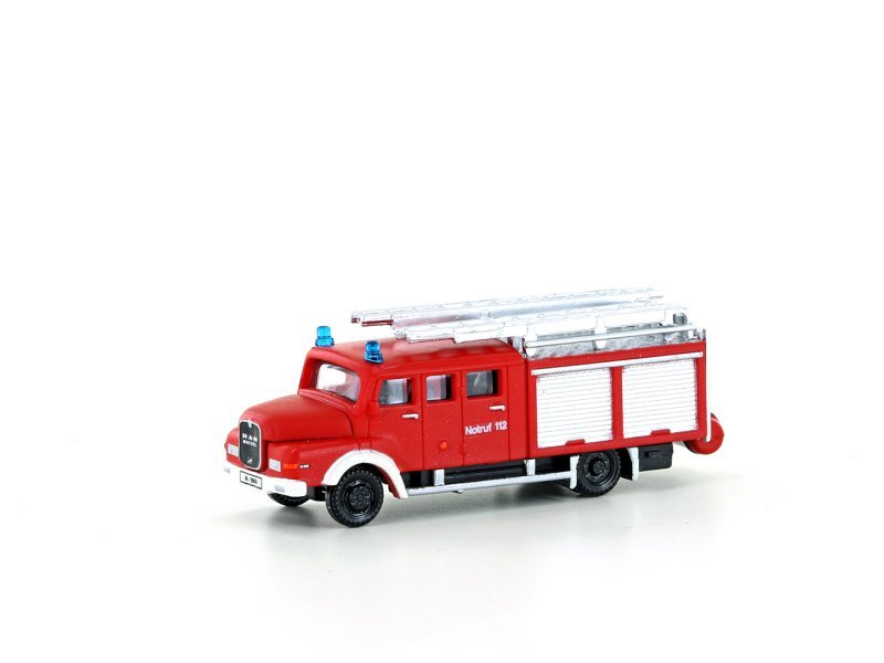 Lemke Minis LKW  Feuerwehr MAN 11.192 LF 16 TS  1:160 LC4220