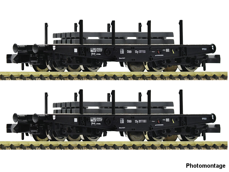 Fleischmann N Güterwagen Schwerlast-Flachwagen ÖBB Epoche III 6660134