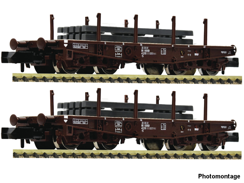 Fleischmann N Güterwagen Schwerlast-Flachwagen ÖBB Epoche IV 6660135