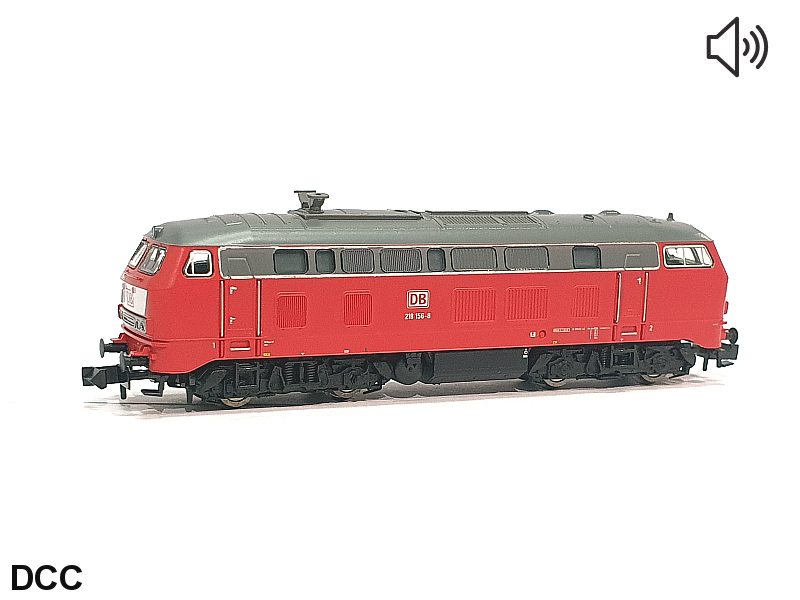 Fleischmann N Diesellokomotive BR 218, DB AG Epoche V, DCC digital + Sound 724300