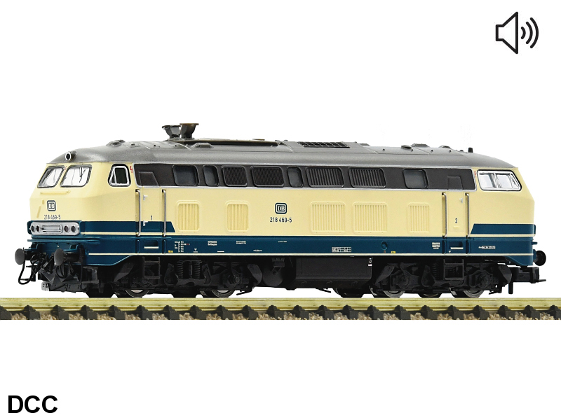 Fleischmann N Diesellokomotive BR 218 DB Epoche IV DCC digital + Sound 7370011