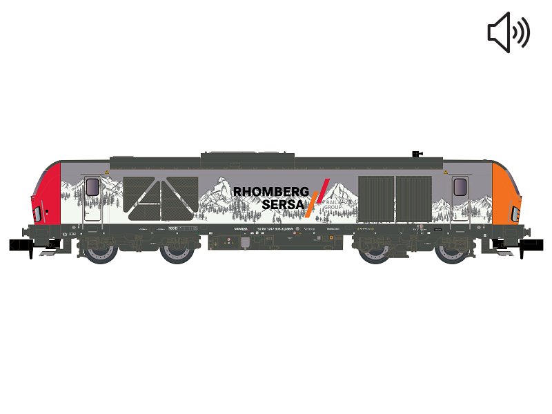 Hobbytrain Diesellok BR Rh 1247 Vectron Rhomberg-Sersa, Ep. VI + Sound H3114S
