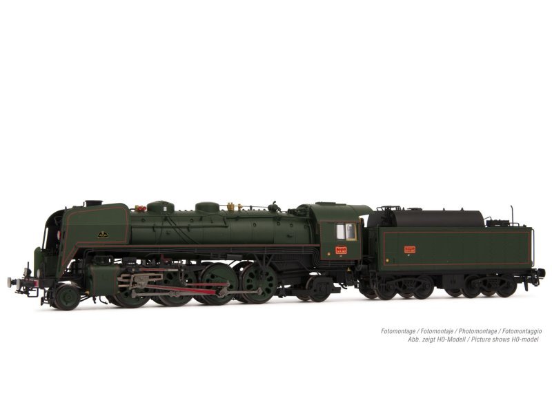 Arnold Dampflokomotive 141R1187 SNCF grün Öltender Epoche III HN2482