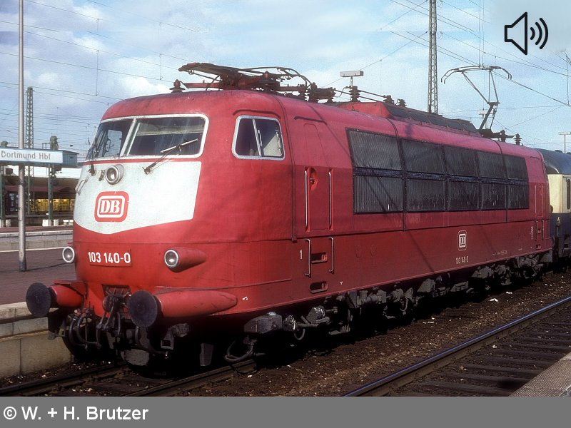 Arnold Elektrolokomotive Baureihe 103 140 DB Epoche IV, digital + Sound HN2565S