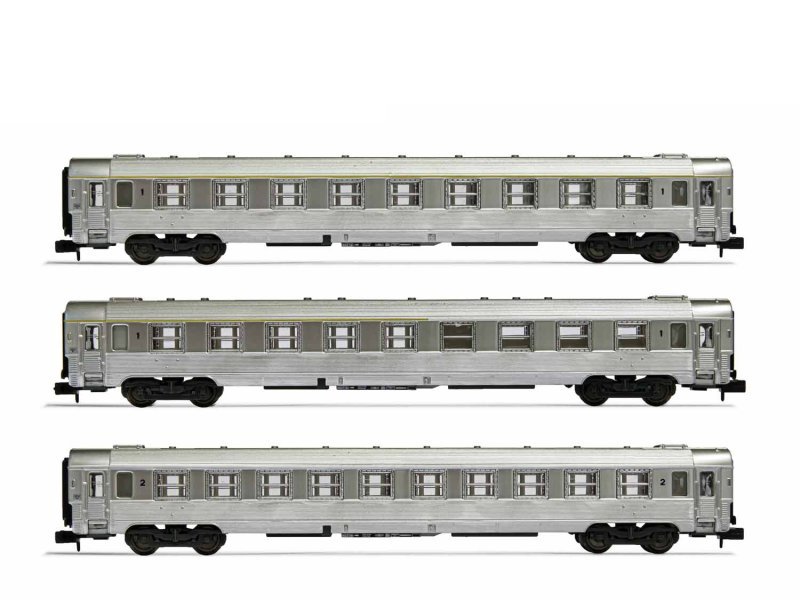 Arnold Reisezugwagen SNCF DEV Inox 1. Klasse / 2. Klasse inkl. Barwagen Ep.: III HN4336