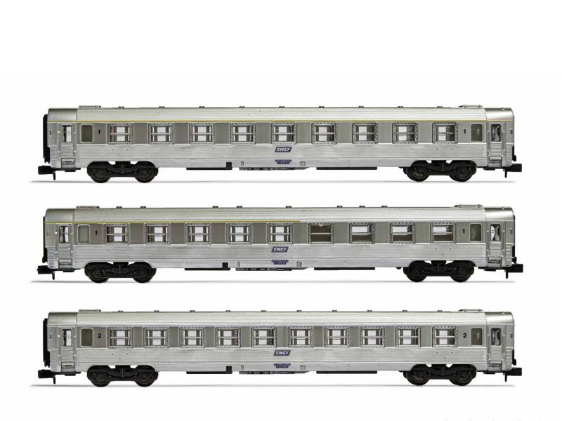 Arnold Reisezugwagen SNCF DEV Inox 1. Klasse / 2. Klasse inkl. Barwagen Ep.: IV HN4338