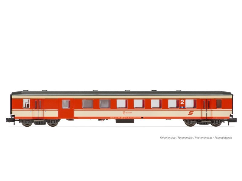 Arnold Reisezugwagen ÖBB Schlierenwagen 2. Klasse Gepäckabteil Jaffa-Lackierung HN4375