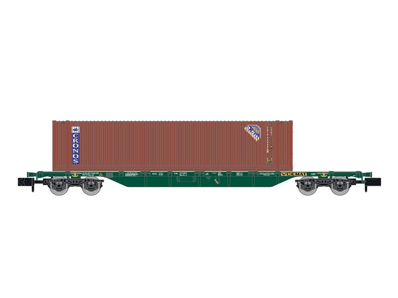 Arnold Güterwagen Container Tragwagen CEMAT Cronos Epoche VI HN6447