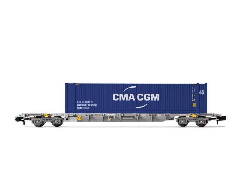 Arnold Güterwagen Container Tragwagen Novatrans CGA CGM Epoche VI HN6458