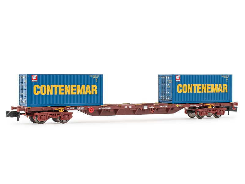 Arnold Güterwagen Container Tragwagen Renfe / MMC Contenemar Epoche VI HN6461