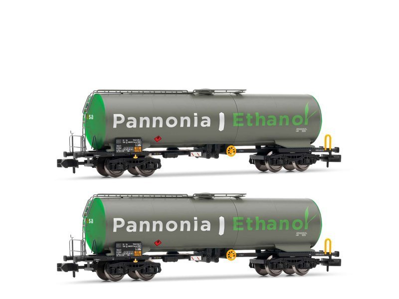 Arnold Güterwagen Kesselwagen WASCOSA Pannonia Ethanol 2 Stück Epoche VI HN6536