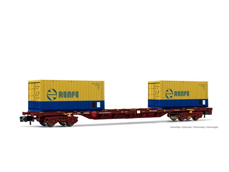 Arnold Güterwagen Container Tragwagen Renfe / MMC Renfe Epoche VI HN6544