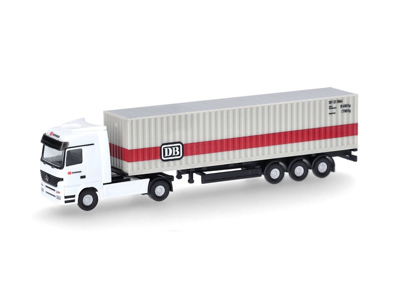 Herpa LKW Sattelzug MB Actros Container DB Schenker 066853