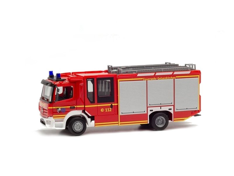 Herpa H0 Mercedes Benz MB Atego '13 Feuerwehr HLF 20 FW Gelsenkirchen 095587