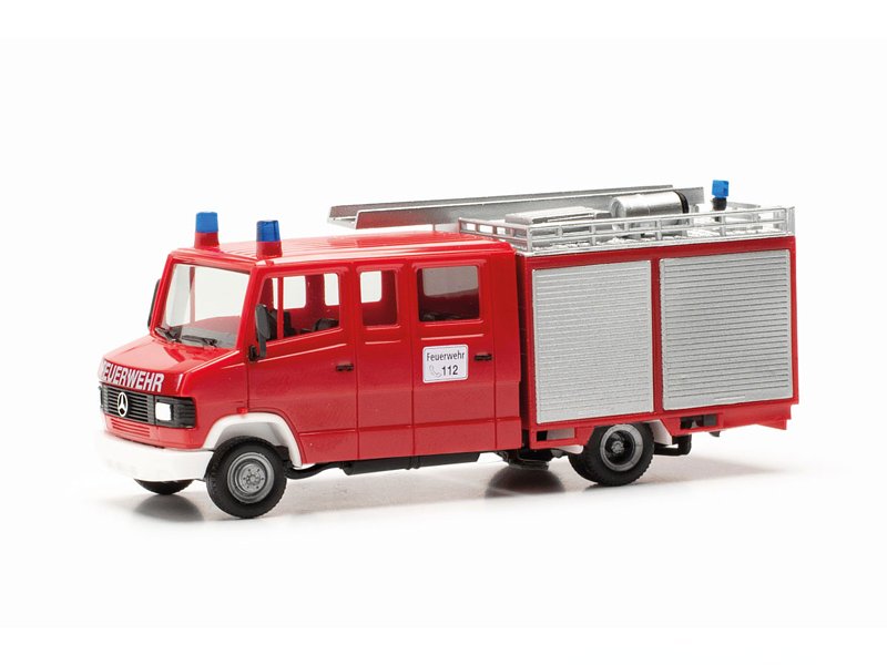 Herpa H0 Mercedes Benz MB T2 Feuerwehr LF 8/6 neutral 097642