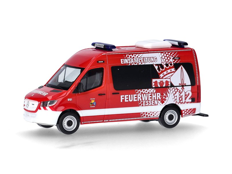 Herpa H0 Mercedes-Benz Sprinter '18 ELW Feuerwehr Essen 098243