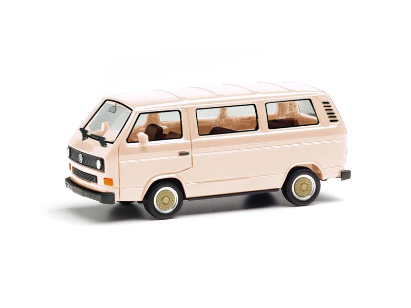 Herpa H0 Volkswagen VW T3 Bus mit BBS Felgen beige 420914-002