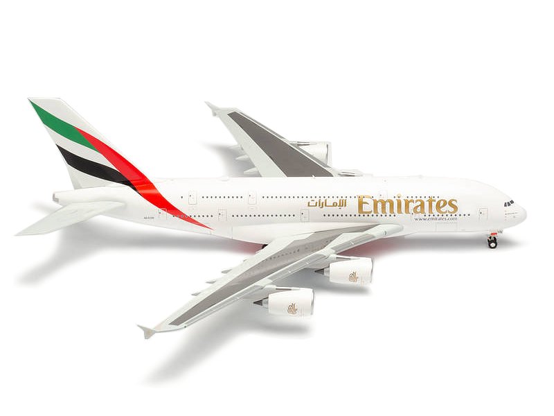 Herpa Wings 1:200 Airbus A380 Emirates 555432-003