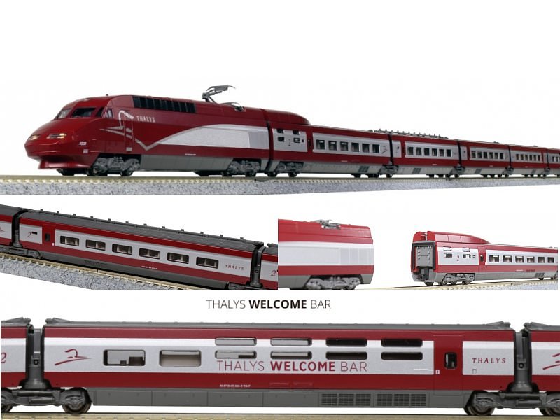 Kato Triebzug TGV Thalys PBA 10-teilig Epoche VI neues Design K101657