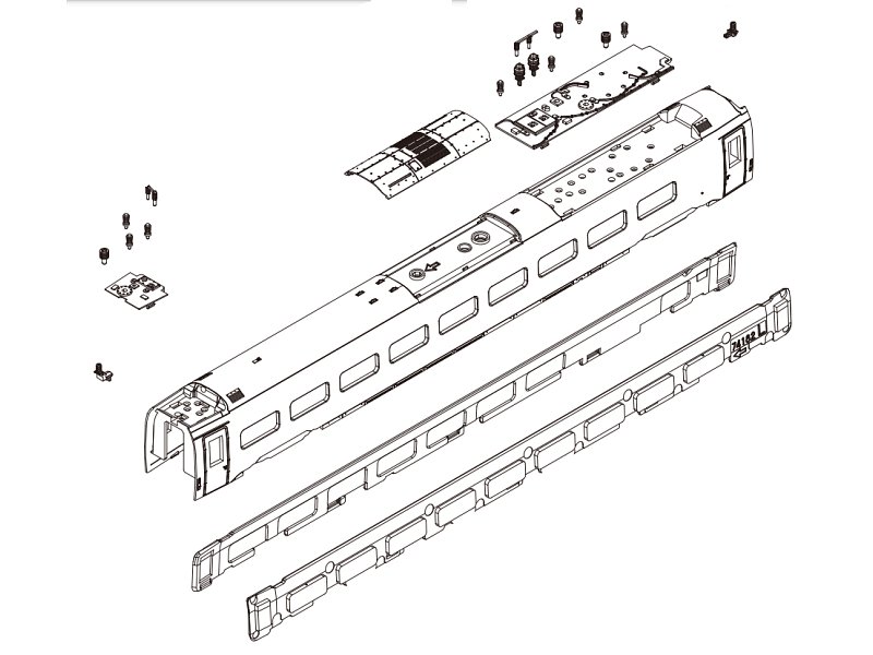 Ersatzteil Kato Triebzug ICE 4