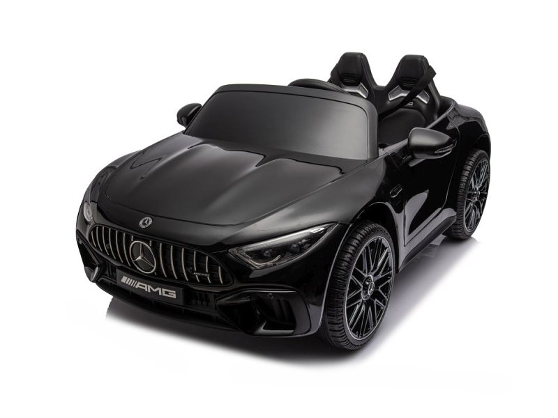 LEAN CARS Kinder-Elektroauto Mercedes Benz AMG SL63 schwarz