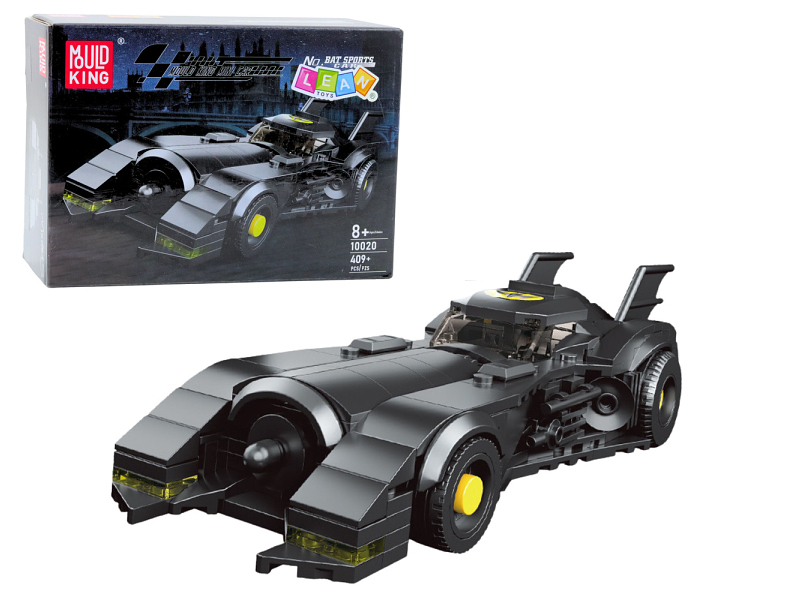 Lean Toys Bausteineset Superhelden-Rennwagen 409 Teile 23640