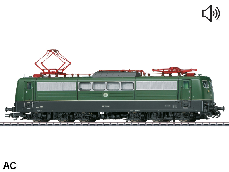 Märklin H0 Elektrolok BR 151 DB Ep. IV AC digital / Sound 39132