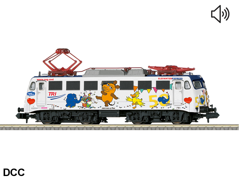Minitrix Elektrolokomotive BR 110 TRI "Mauslok" Ep. VI DCC digital + Sound 16260