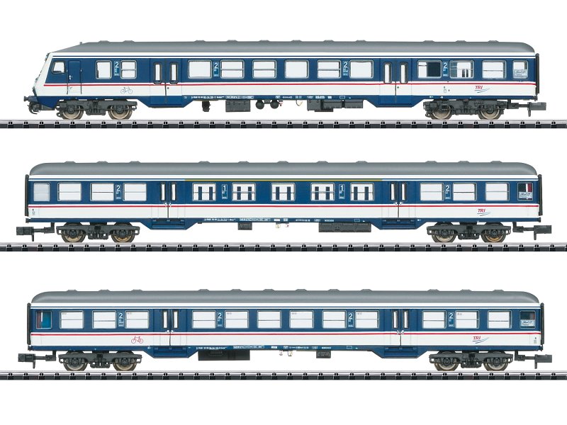 Minitrix Personenwagen-Set N-Wagen "Ersatzzug" 3-teilig TRI Ep. VI 18289