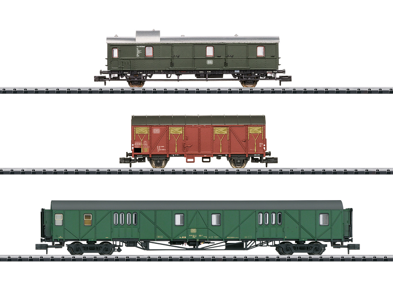 Minitrix Personenwagen-Set 2 N 2846 Bamberg - Hof 3-teilig DB Ep. IV 18296