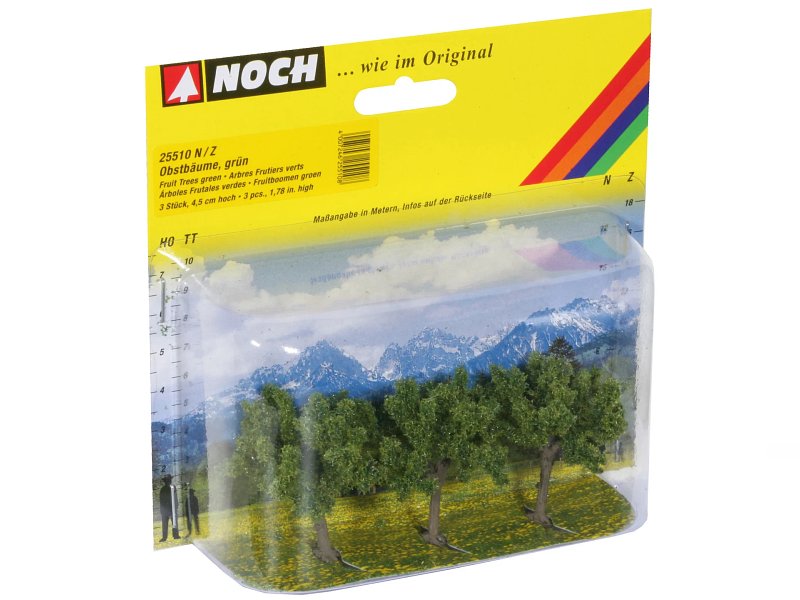 Noch Bäume Laubbäume Obstbäume ca. 4,5cm 3 Stück 25510