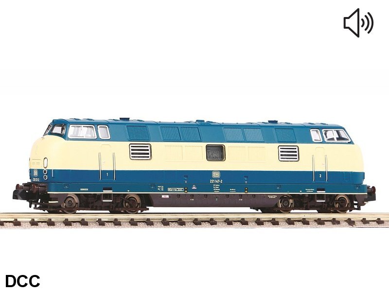 Piko Diesellokomotive BR221 DB Epoche IV mit Sound 40505