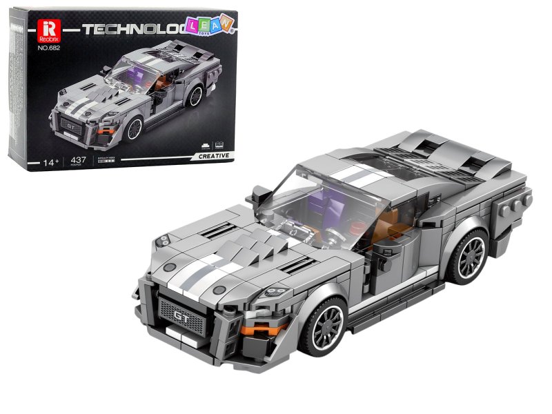 Reobrix Bausteineset Sportwagen Shelby GT500 437 Teile 682