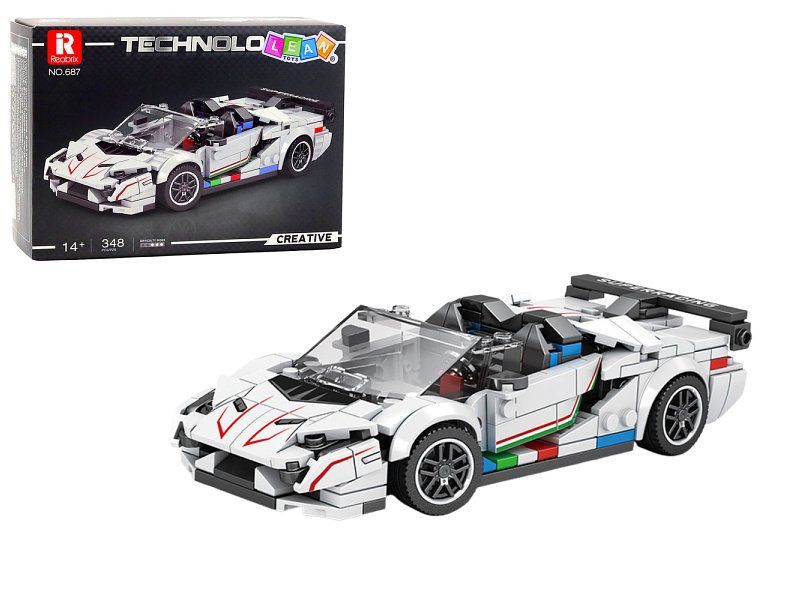 Reobrix Bausteineset Sportwagen Cabriolet SVJ 348 Teile 687