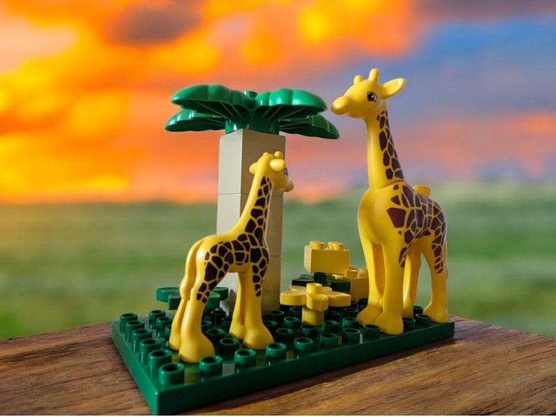 Stone Heap Bausteineset Giraffen 11 Teile SH-1002