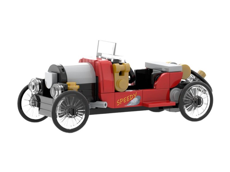 Stone Heap Bausteineset Red sports Car 88 Teile SH-2004