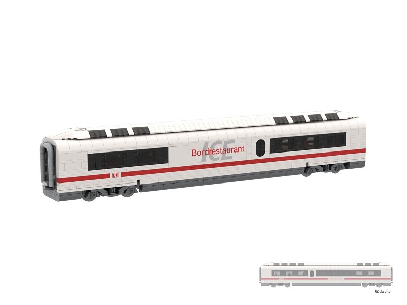 Stone Heap Bausteineset ICE 1 Bordrestaurant 1432 Teile SH-3010