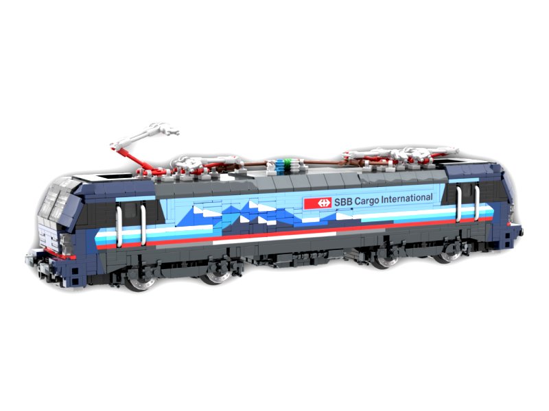 Stone Heap Bausteineset Elektrolok BR193 Vectron SBB Cargo Vectron 2165 Teile SH-3015