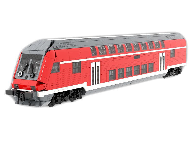 Stone Heap Bausteineset Doppelstock Steuerwagen DB AG 2268 Teile SH-3017