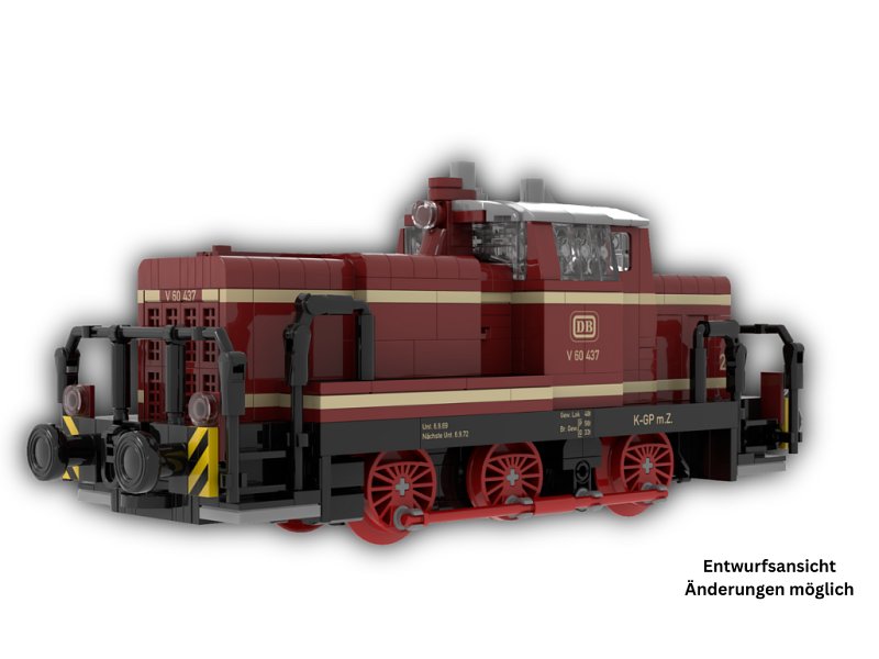 Stone Heap Bausteineset Diesellok V60 918 Teile SH-3020