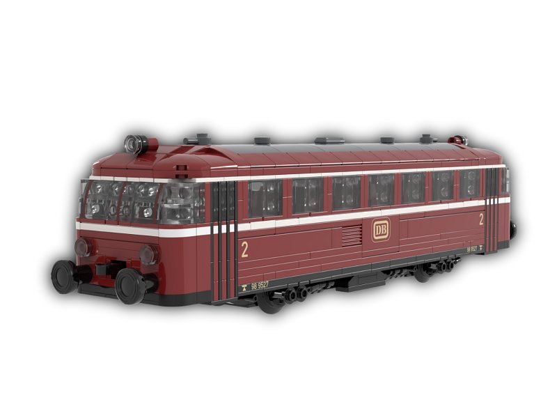 Stone Heap Bausteineset Schienenbus VT 95 1057 Teile SH-3027