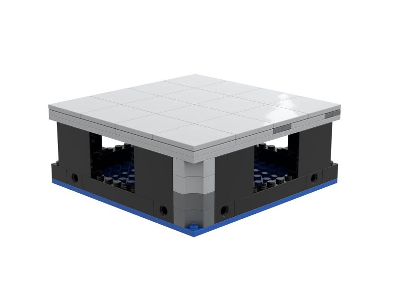 Stone Heap Bausteineset Hafen Grundmodul Mitte 67 Teile SH-4004